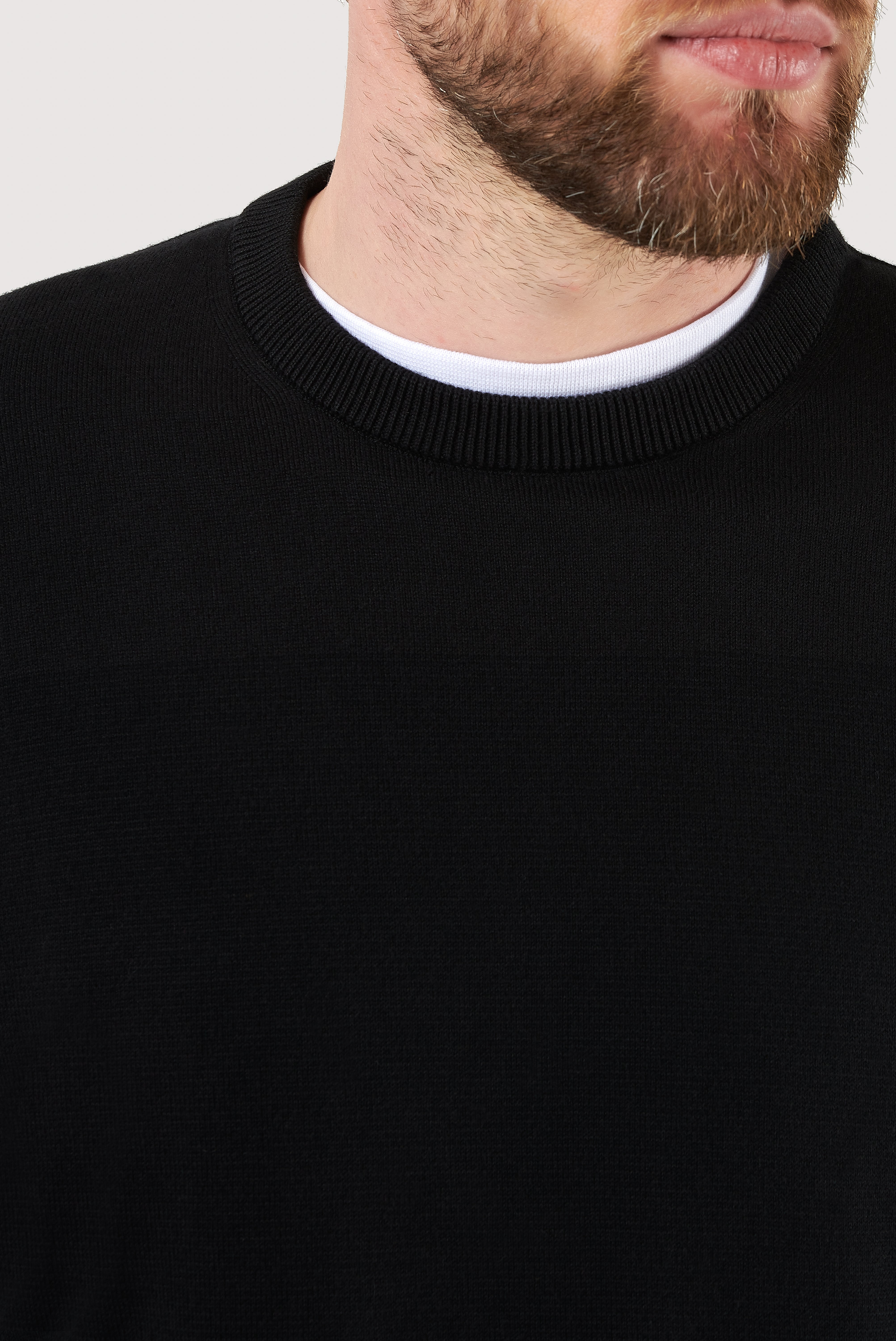 Classic Cotton Crew Neck Sweater