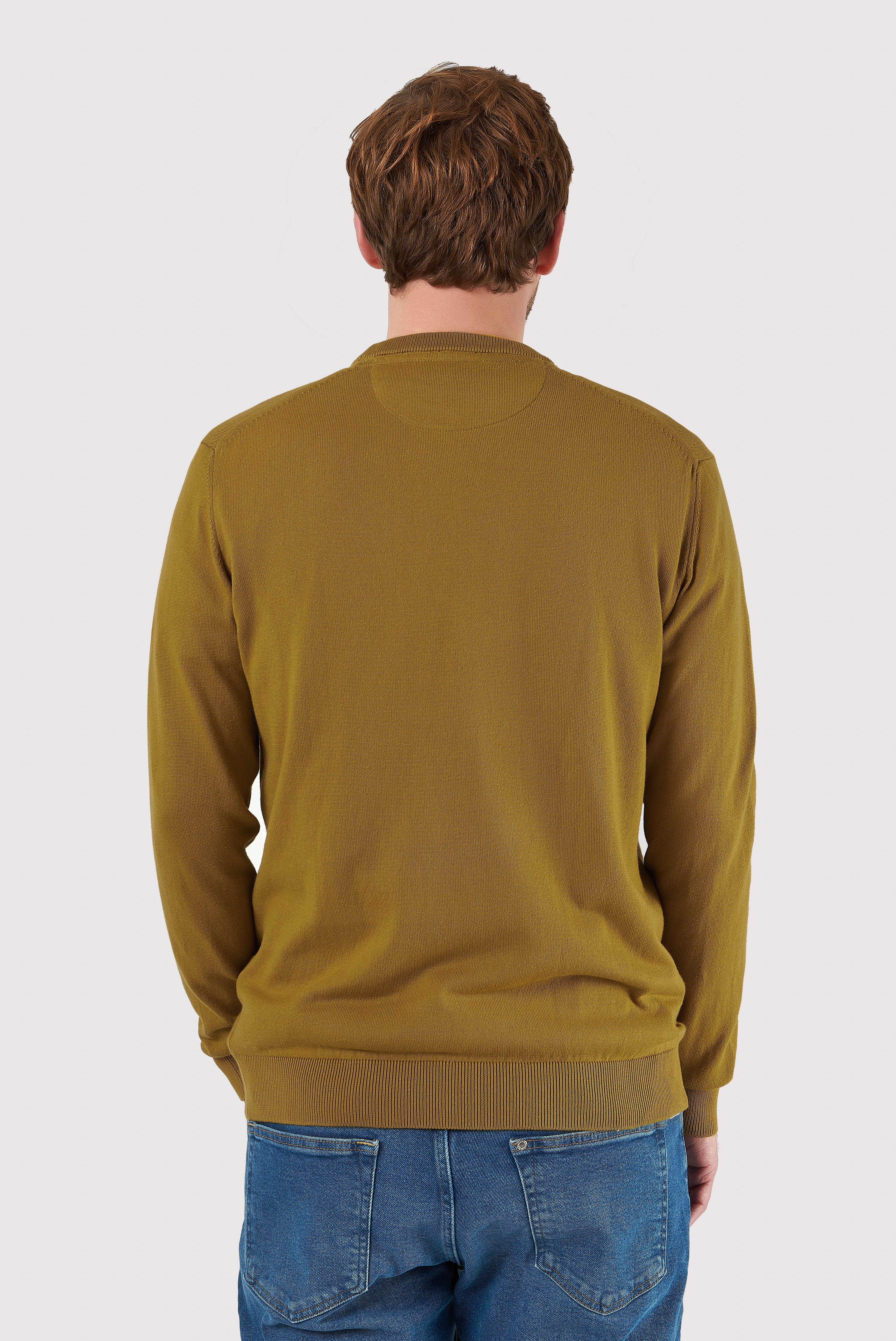 Classic Cotton Crew Neck Sweater