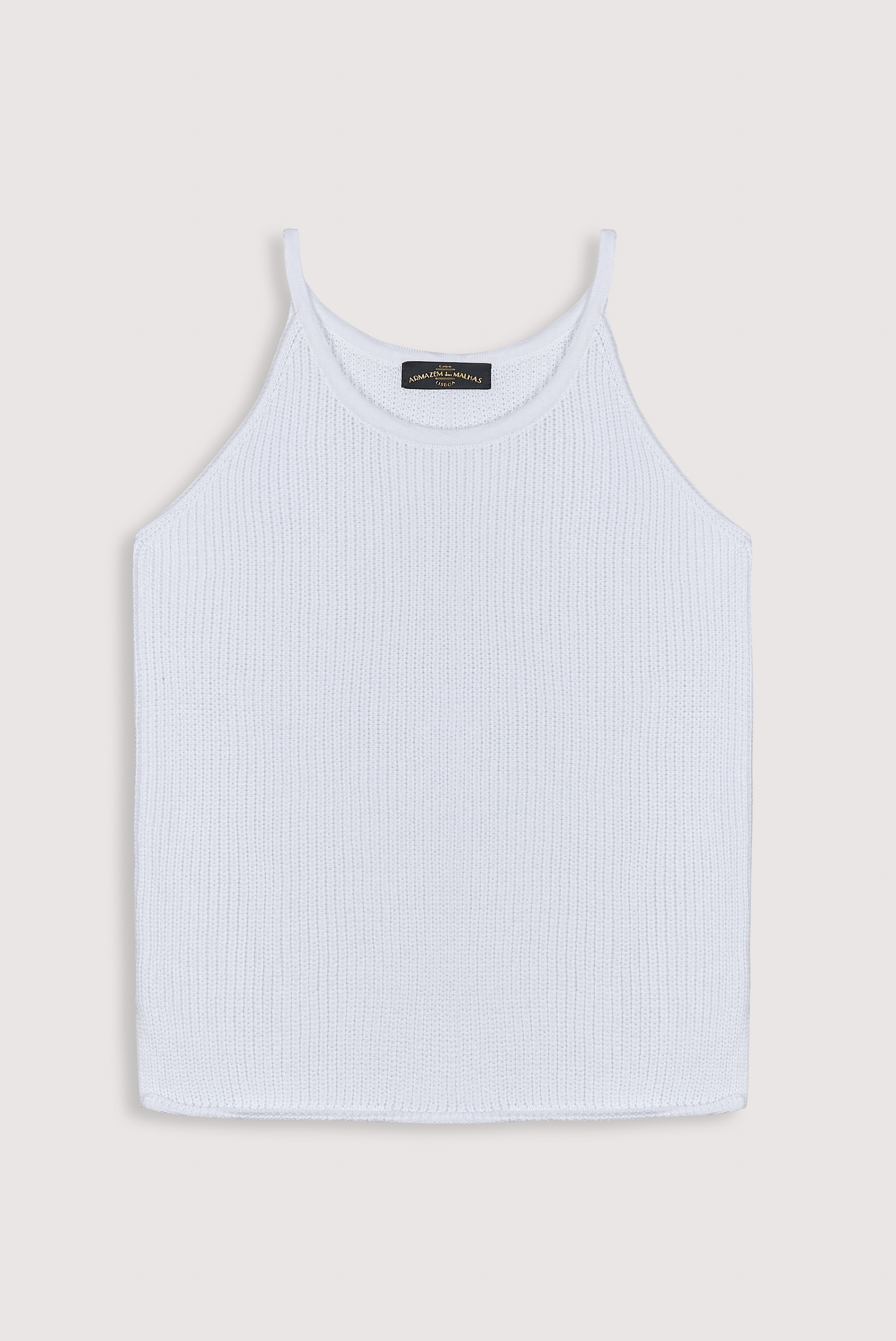 Top de algodão estilo halter