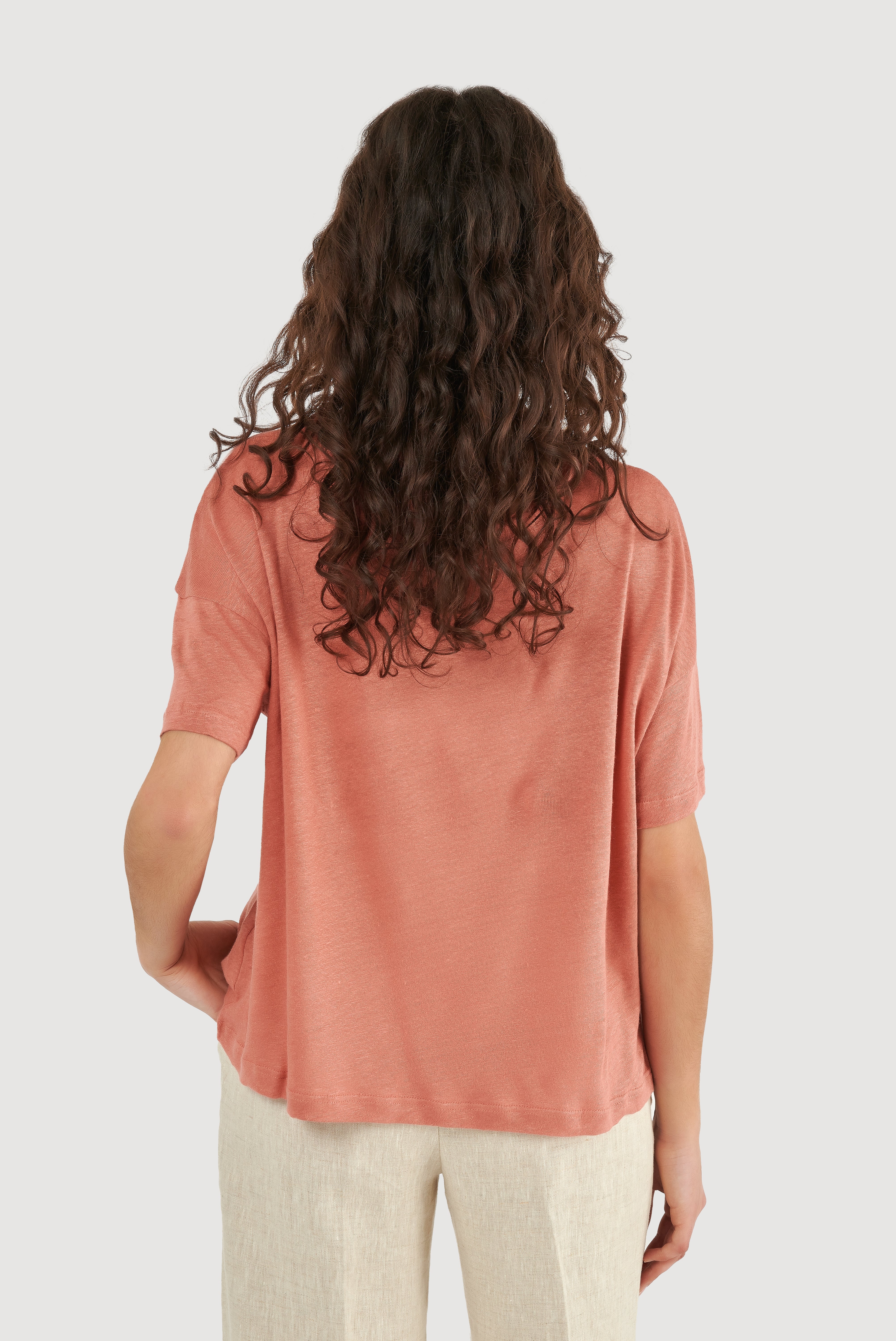 Oversized Linen Top