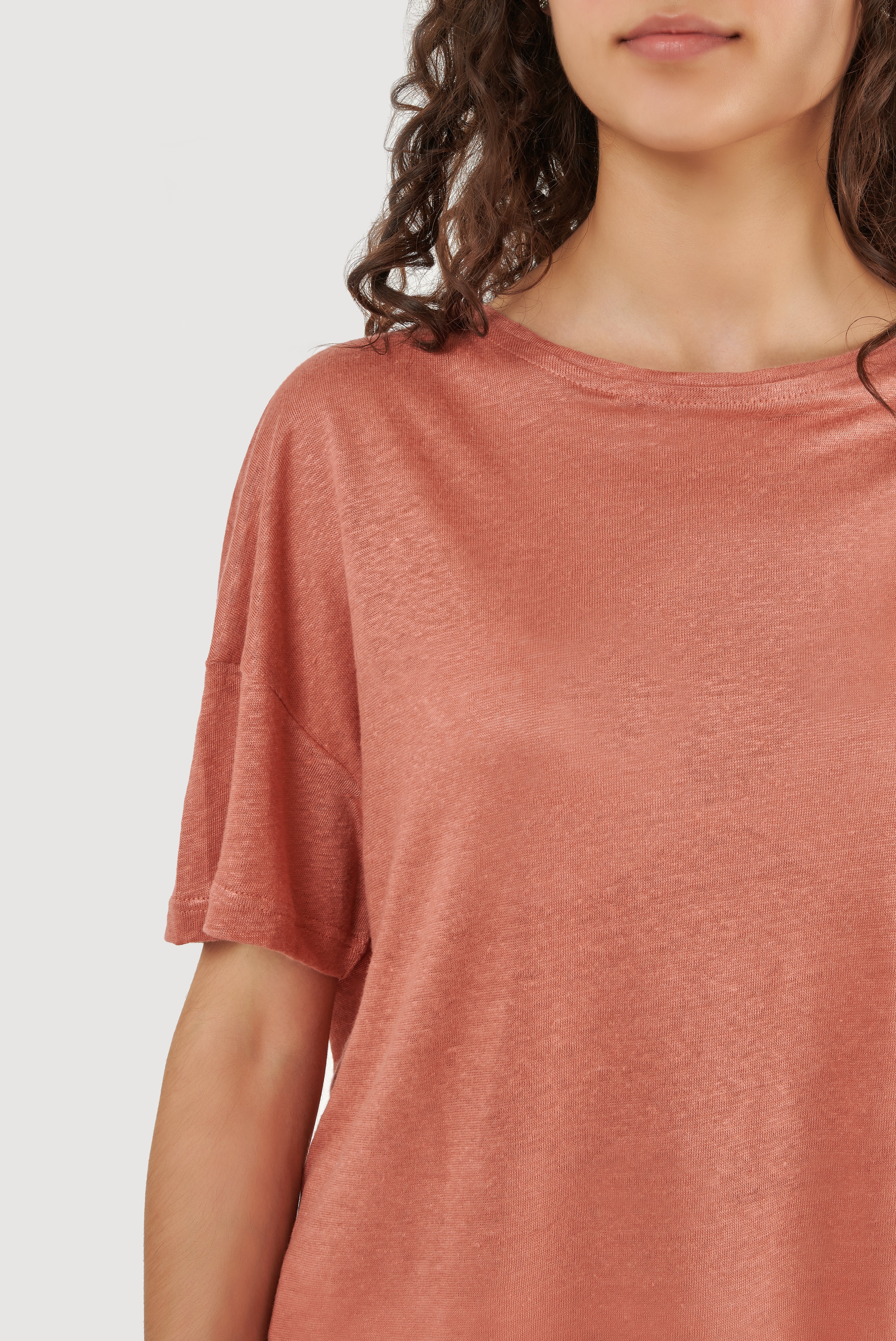 Oversized Linen Top