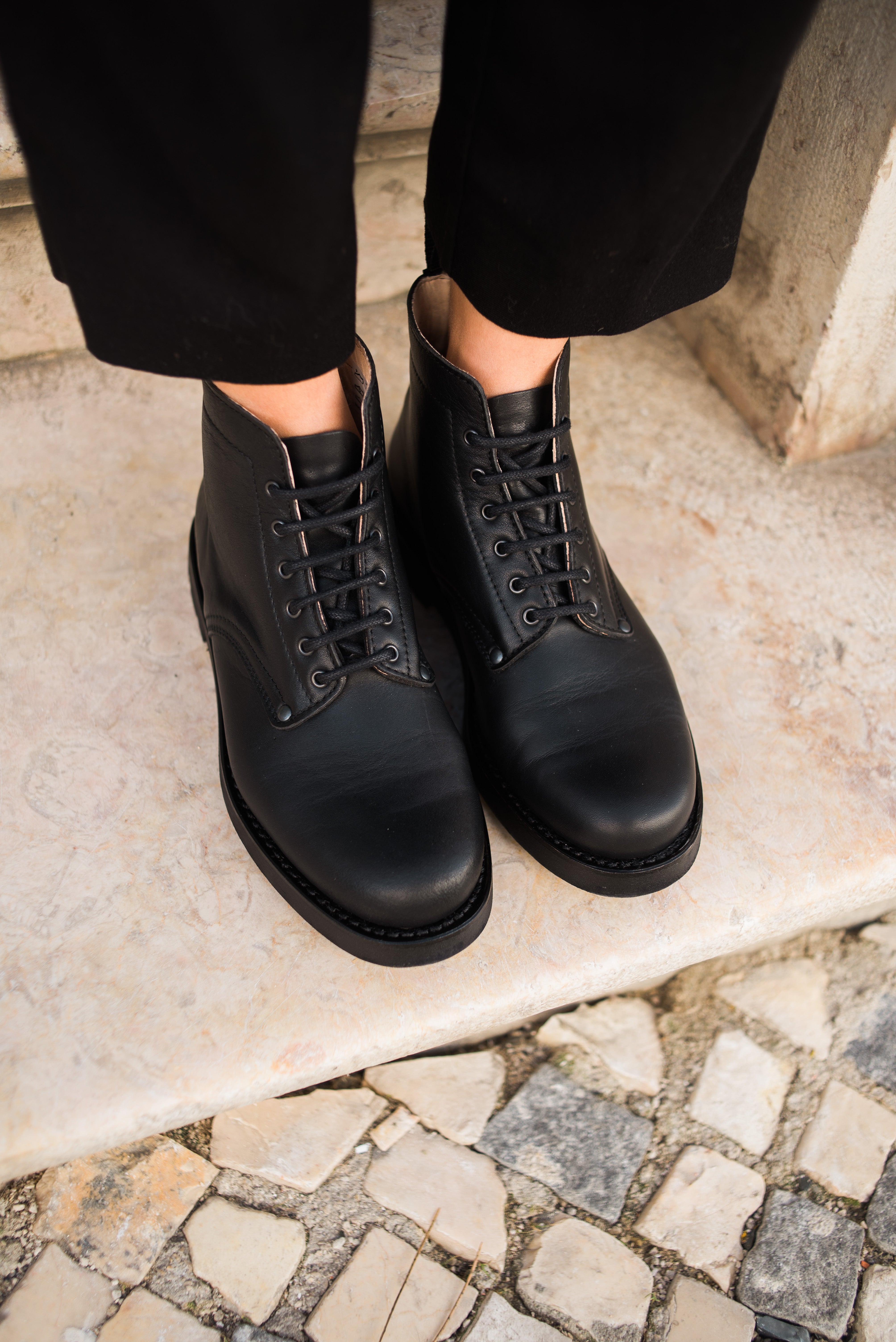 Botas de couro artesanais 