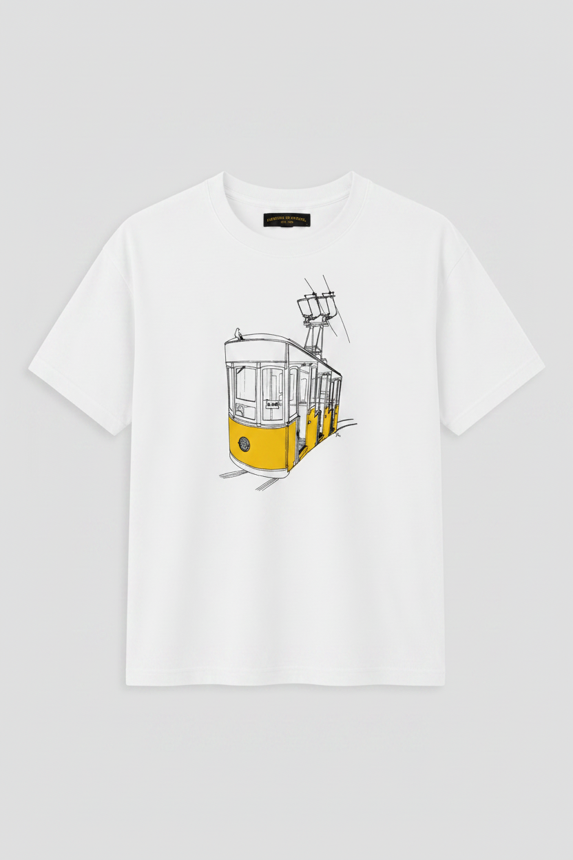 T-Shirt Elétrico com corte oversized