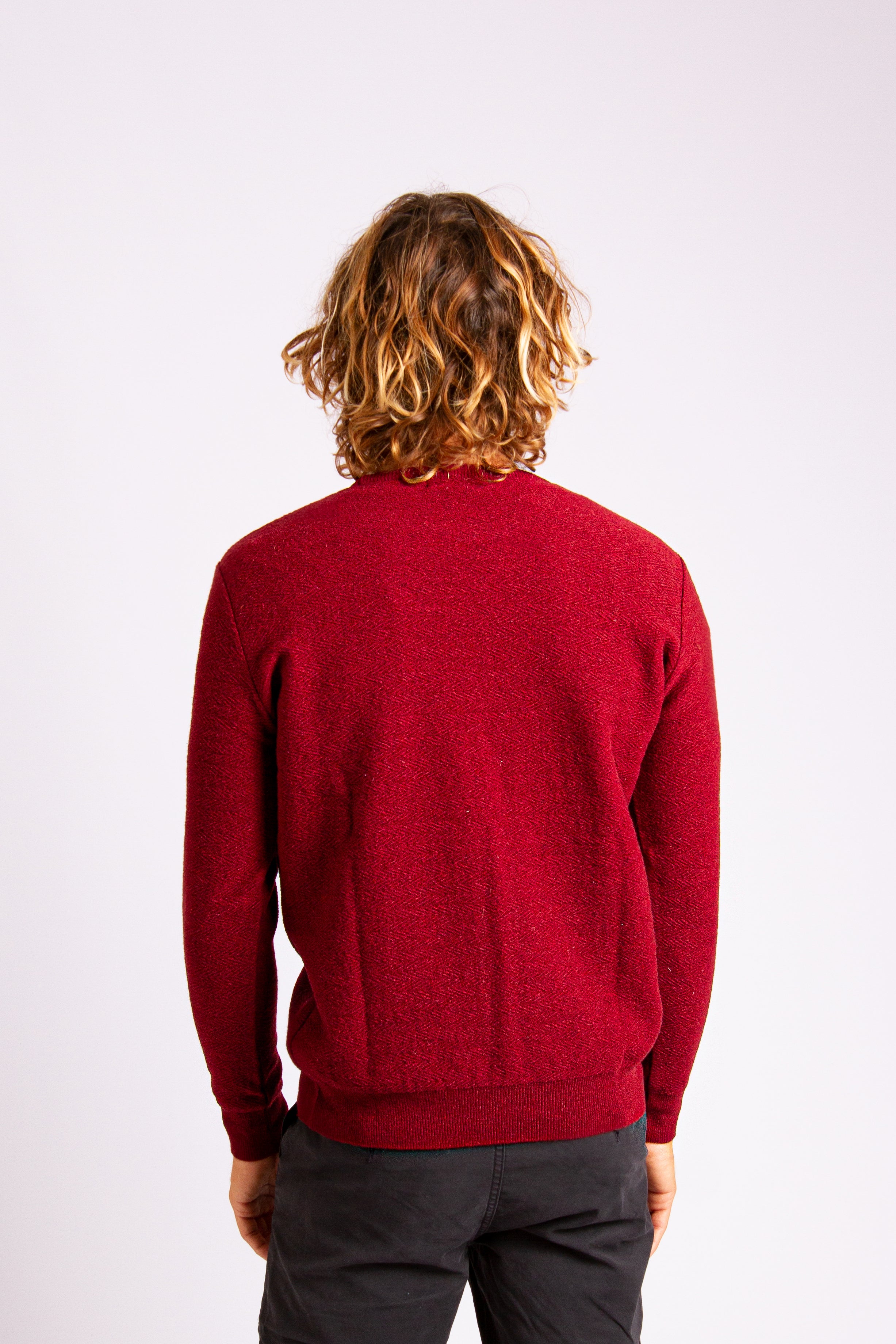 Herringbone Wool Sweater